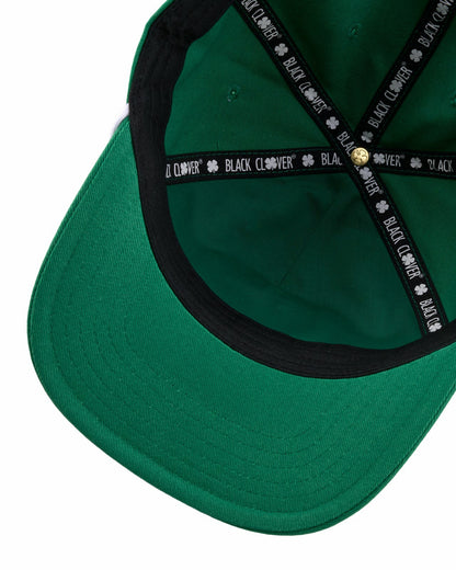 Black Clover Unisex Adjustable Green Hat with Duck Embroidery
