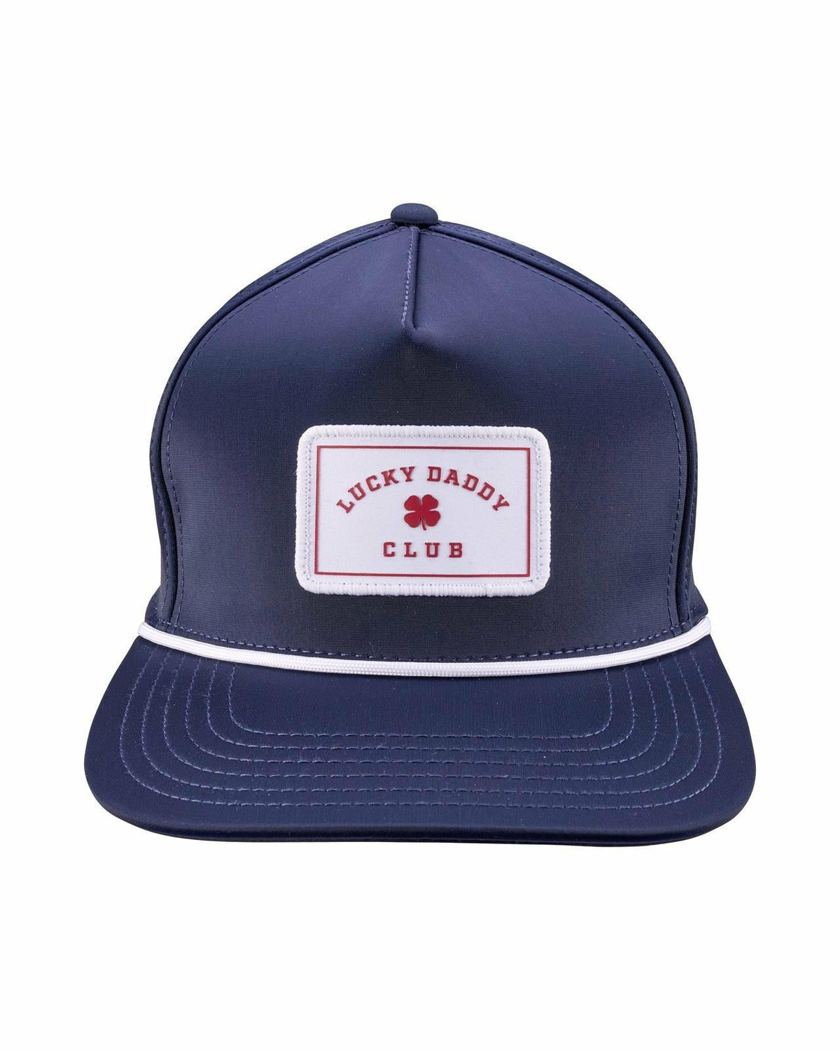 Black Clover Navy Blue Flat Brim Lucky Hat for Dads