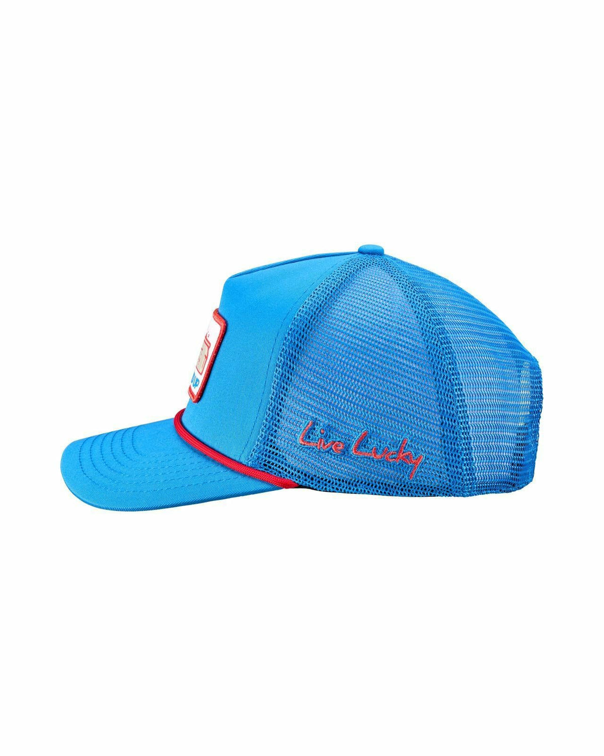 Black Clover Playful Blue Hat with Red Rope for Golf and Lifestyle