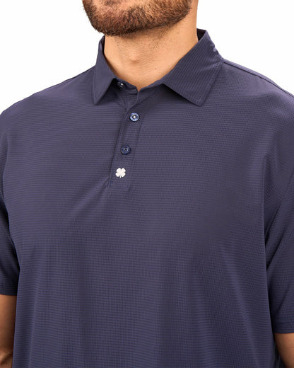 Black Clover Performance Men's Blue Golf Polo