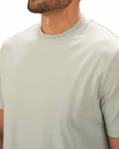 Black Clover Poly Slub Stretch Short Sleeve Green T-Shirt