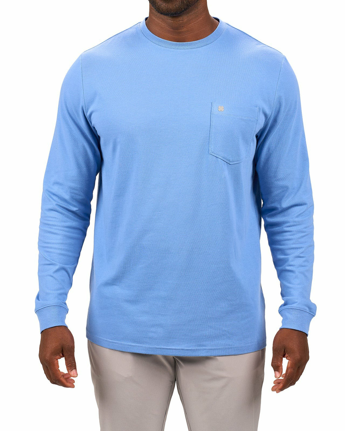 Black Clover Luxe Long-Sleeved BlueTee for Work or Play
