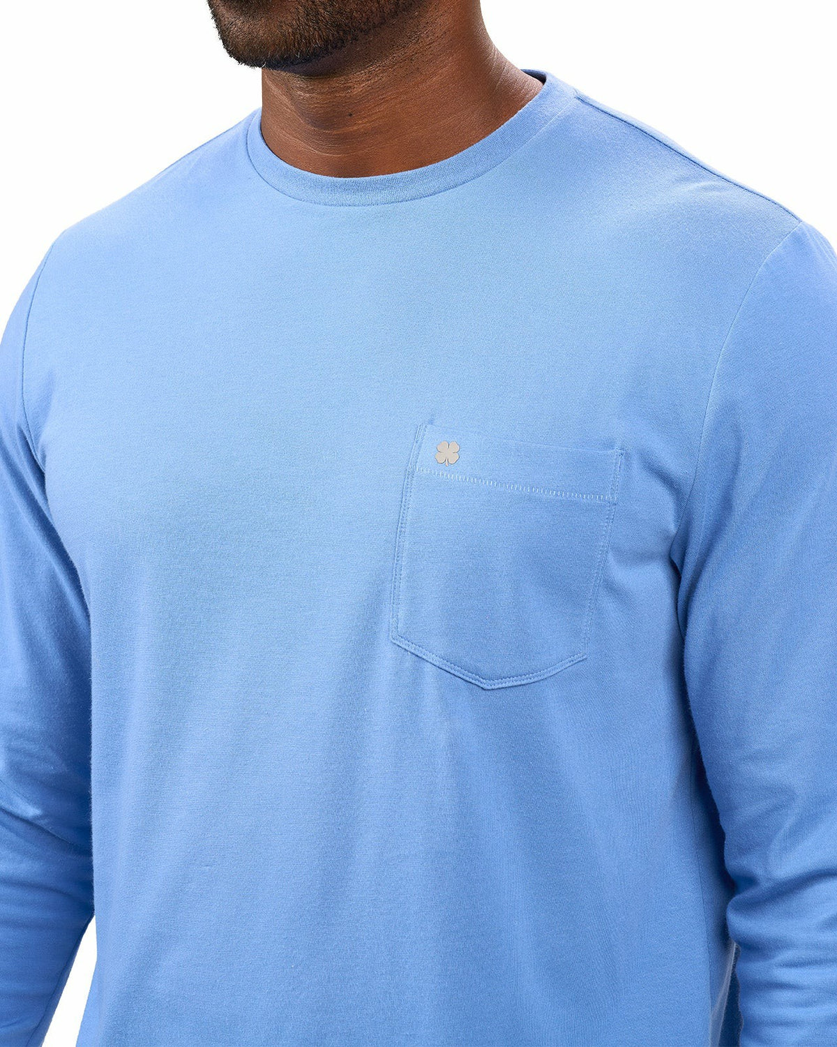 Black Clover Luxe Long-Sleeved BlueTee for Work or Play