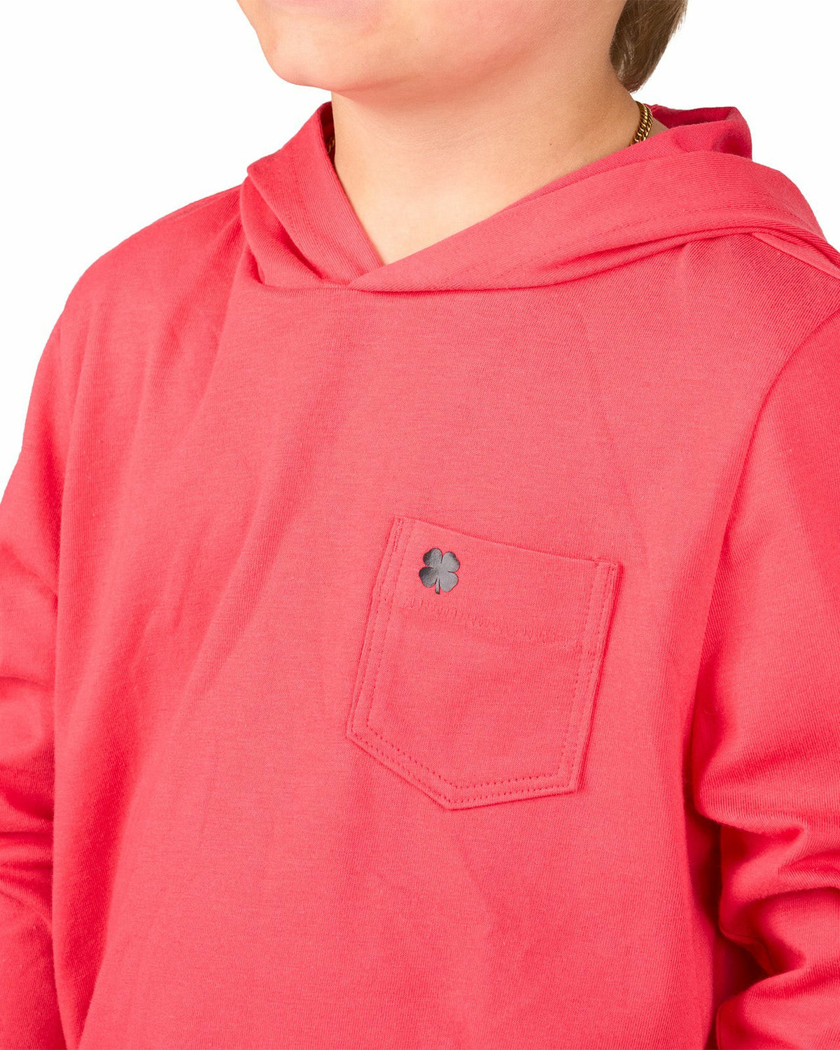 Black Clover Jr Luxe Tee Hoodie in Paradise Pink