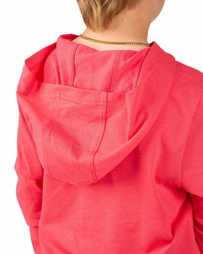 Black Clover Jr Luxe Tee Hoodie in Paradise Pink