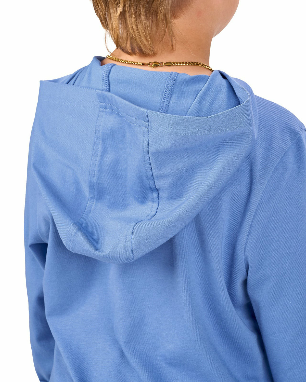 Black Clover Jr Luxe Tee Hoodie in Ultramarine