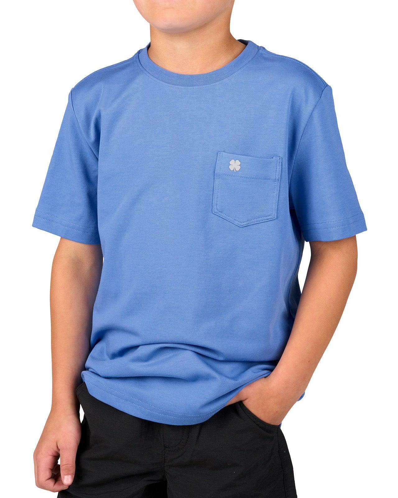 Black Clover Jr Luxe Tee in Ultramarine
