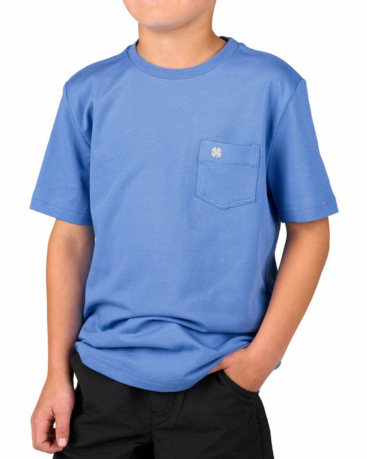 Black Clover Jr Luxe Tee in Ultramarine