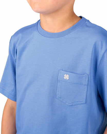 Black Clover Jr Luxe Tee in Ultramarine