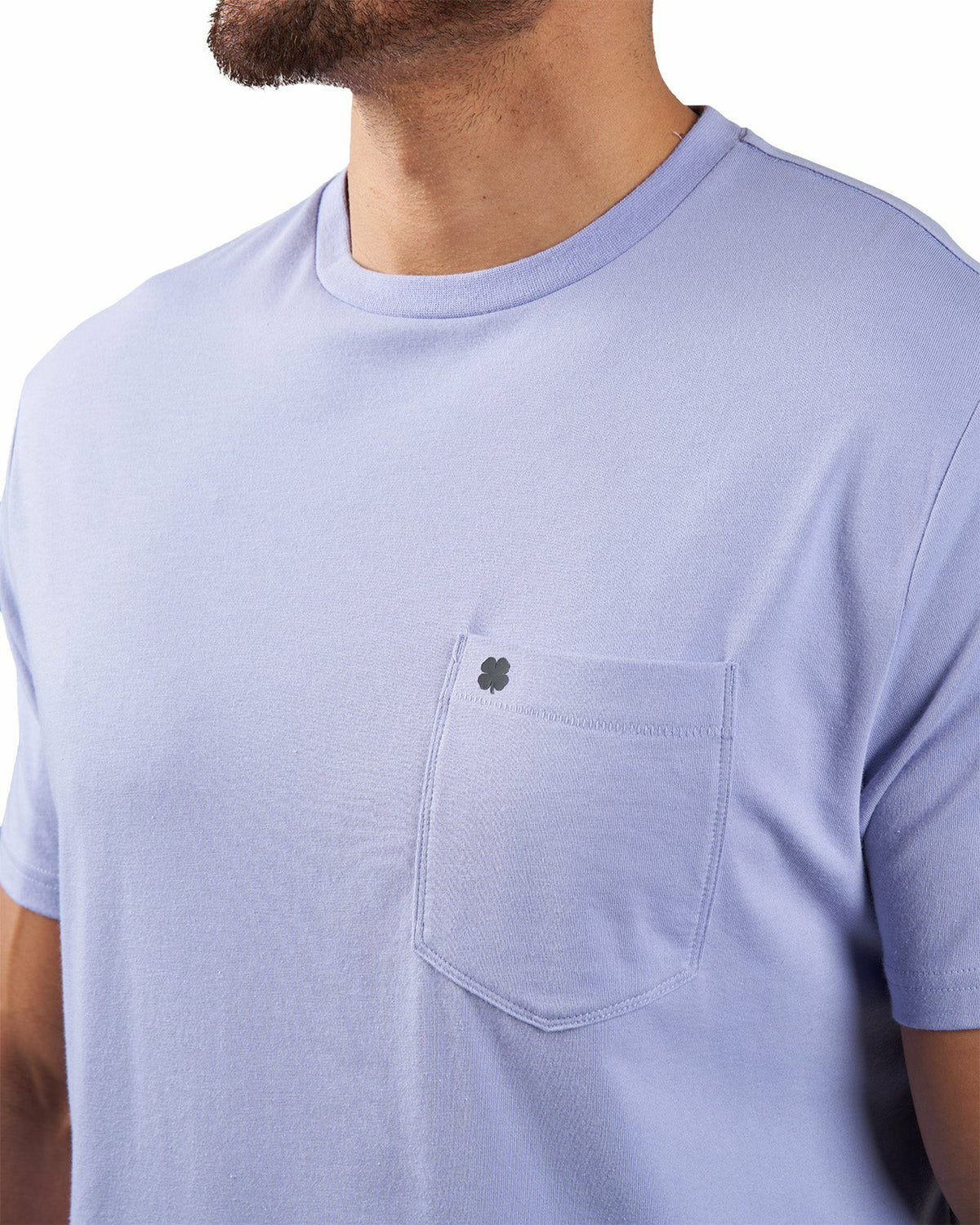 Black Clover Luxe Short-Sleeved Purple Tee for Work or Play