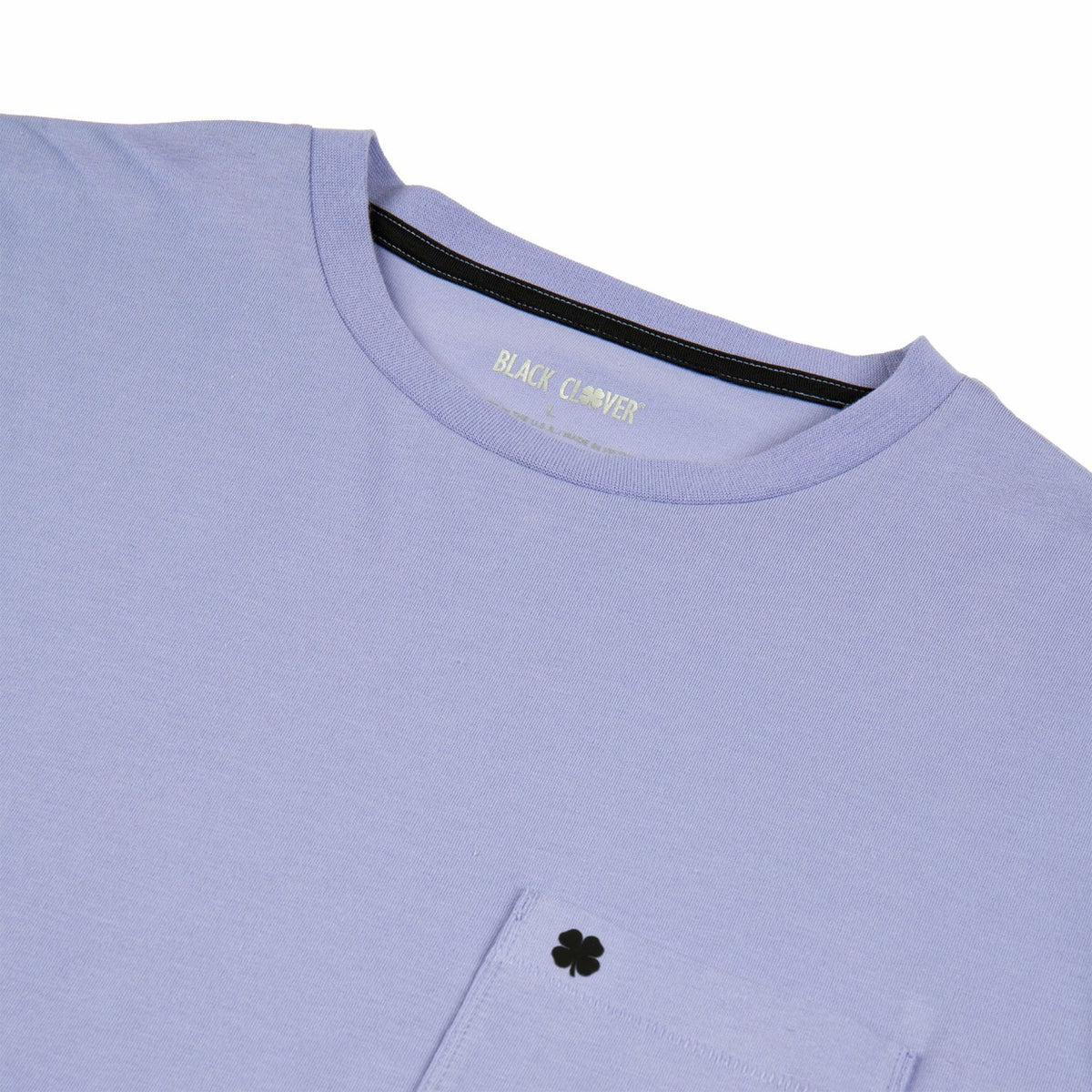 Black Clover Luxe Short-Sleeved Purple Tee for Work or Play