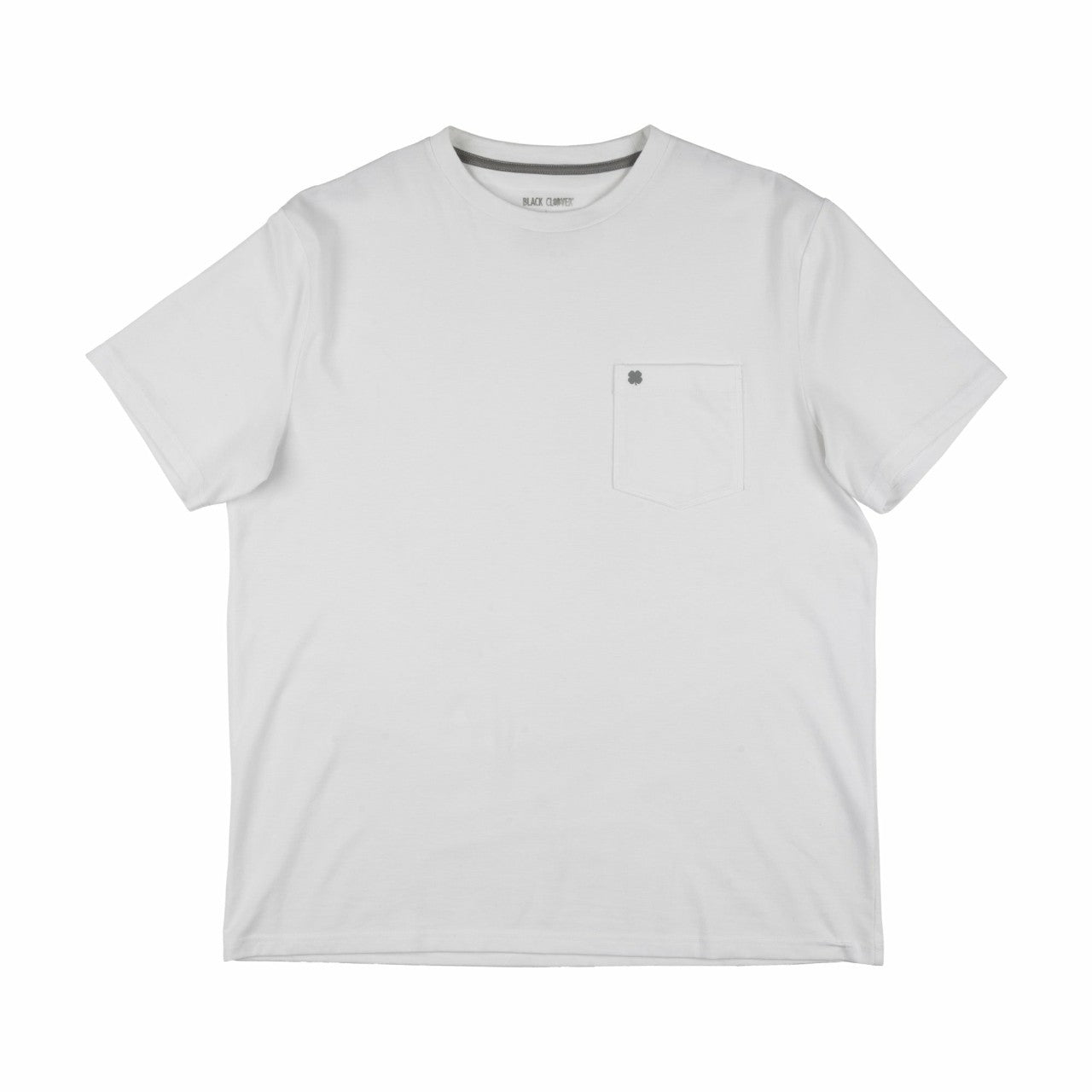 Black Clover Luxe Short-Sleeved White Tee for Work or Play