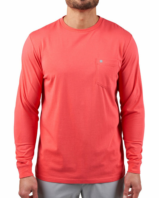 Black Clover Luxe Long-Sleeved Pink Tee for Work or Play
