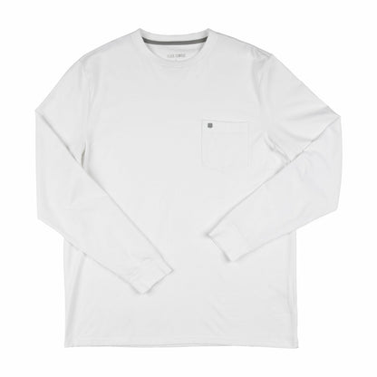 Black Clover Luxe Long-Sleeved White Tee for Work or Play