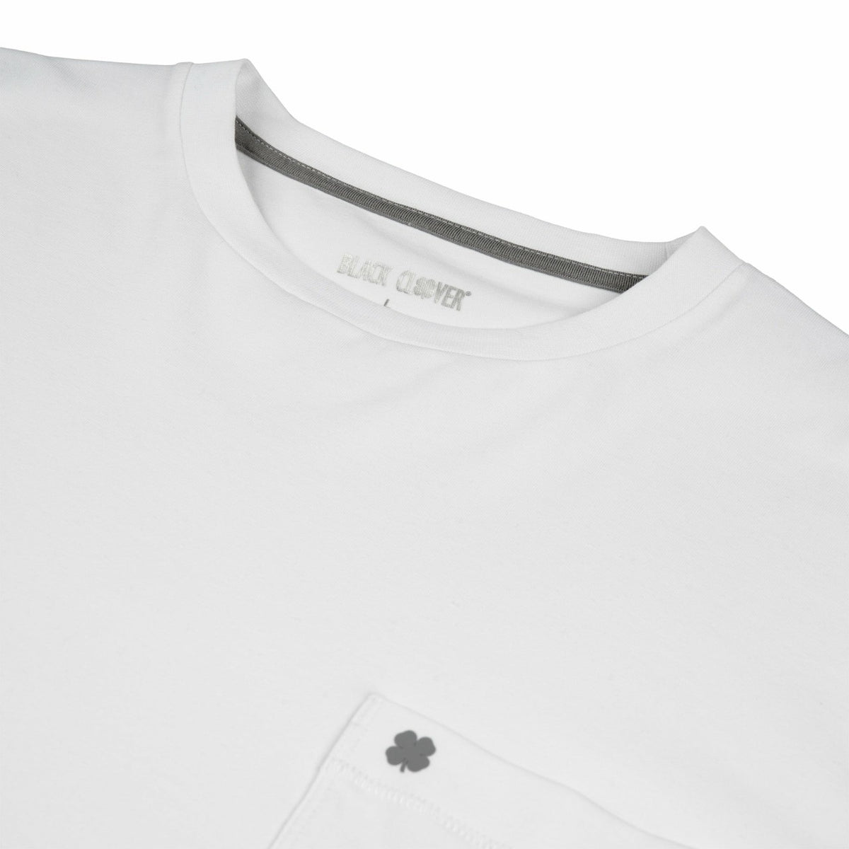 Black Clover Luxe Long-Sleeved White Tee for Work or Play