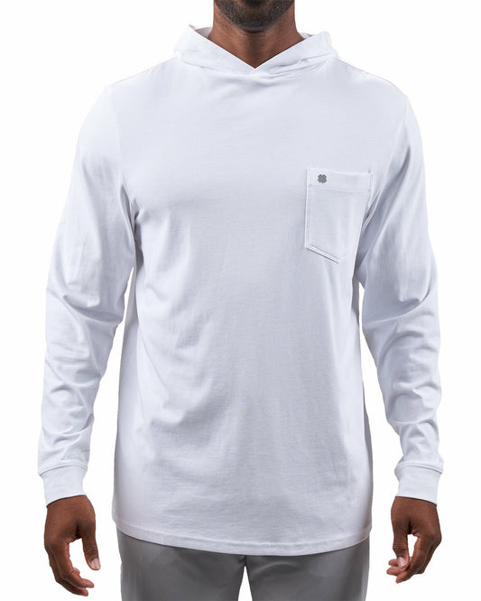 Black Clover Luxe White Hoodie for Work or Play
