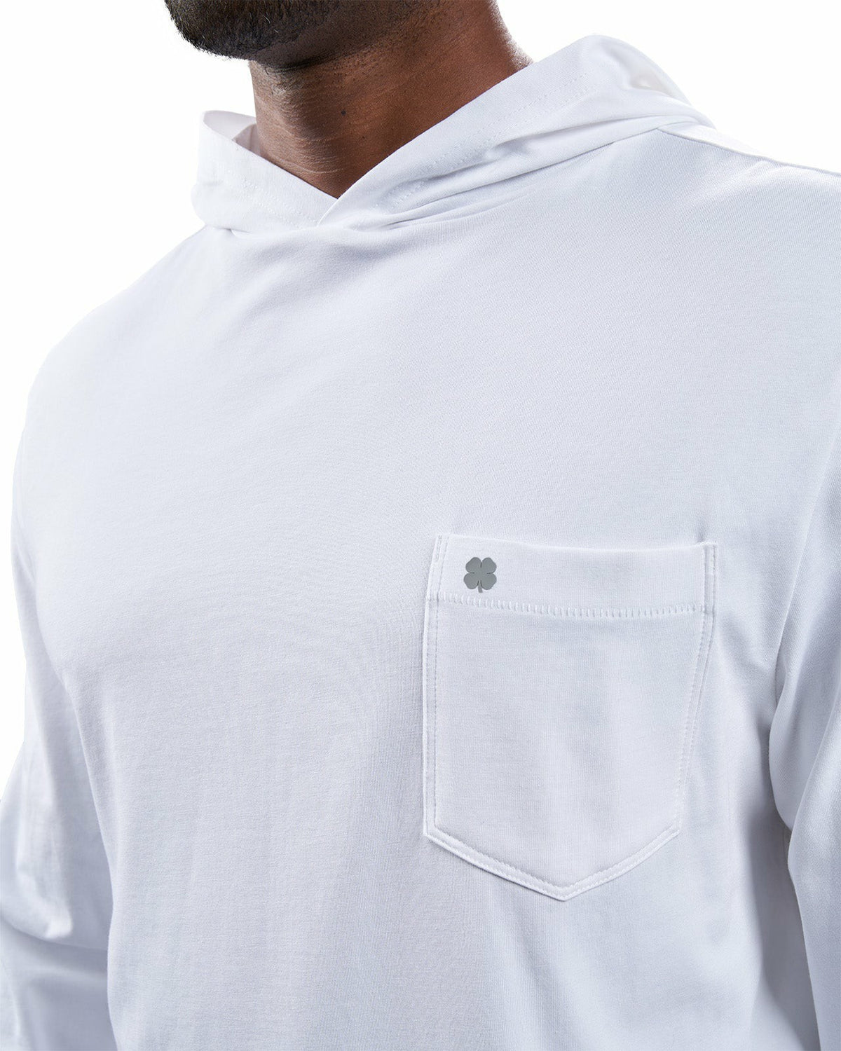 Black Clover Luxe White Hoodie for Work or Play