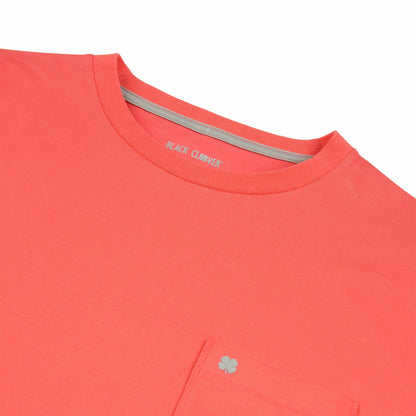 Black Clover Luxe Short-Sleeved Pink Tee for Work or Play