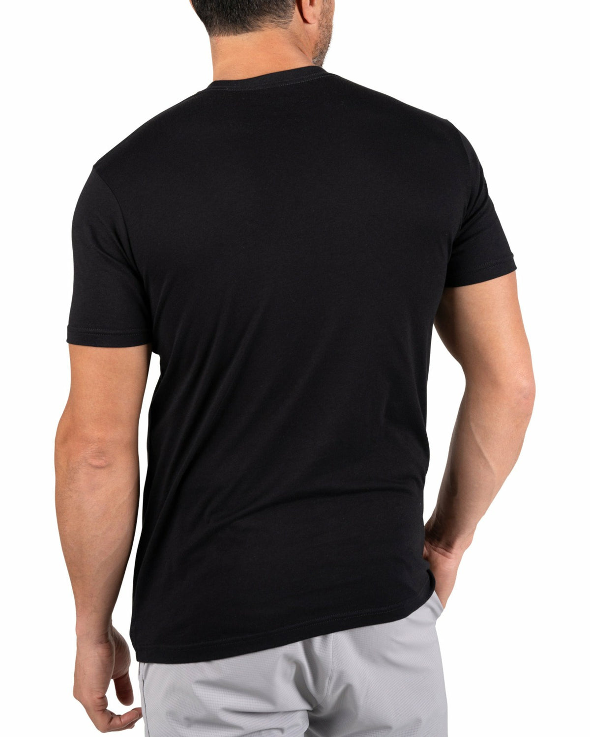 Black Clover Playful Men's Black Graphic Tee for Golf