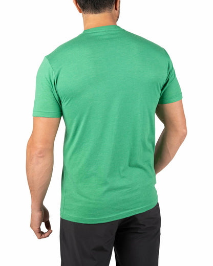 Black Clover Playful Men's Green Graphic Tee for Golf