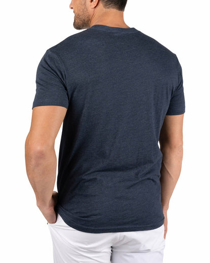 Black Clover Vintage Navy Men's Graphic Tee for Golf & Casual Wear