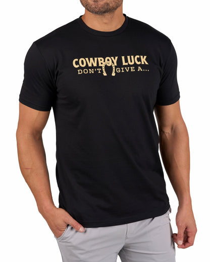Black Clover Super Soft Men's Black Western Themed Graphic Tee