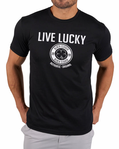 Black Clover Super Soft Men's Black and White Graphic Tee