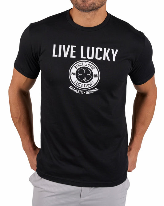 Black Clover Super Soft Men's Black and White Graphic Tee