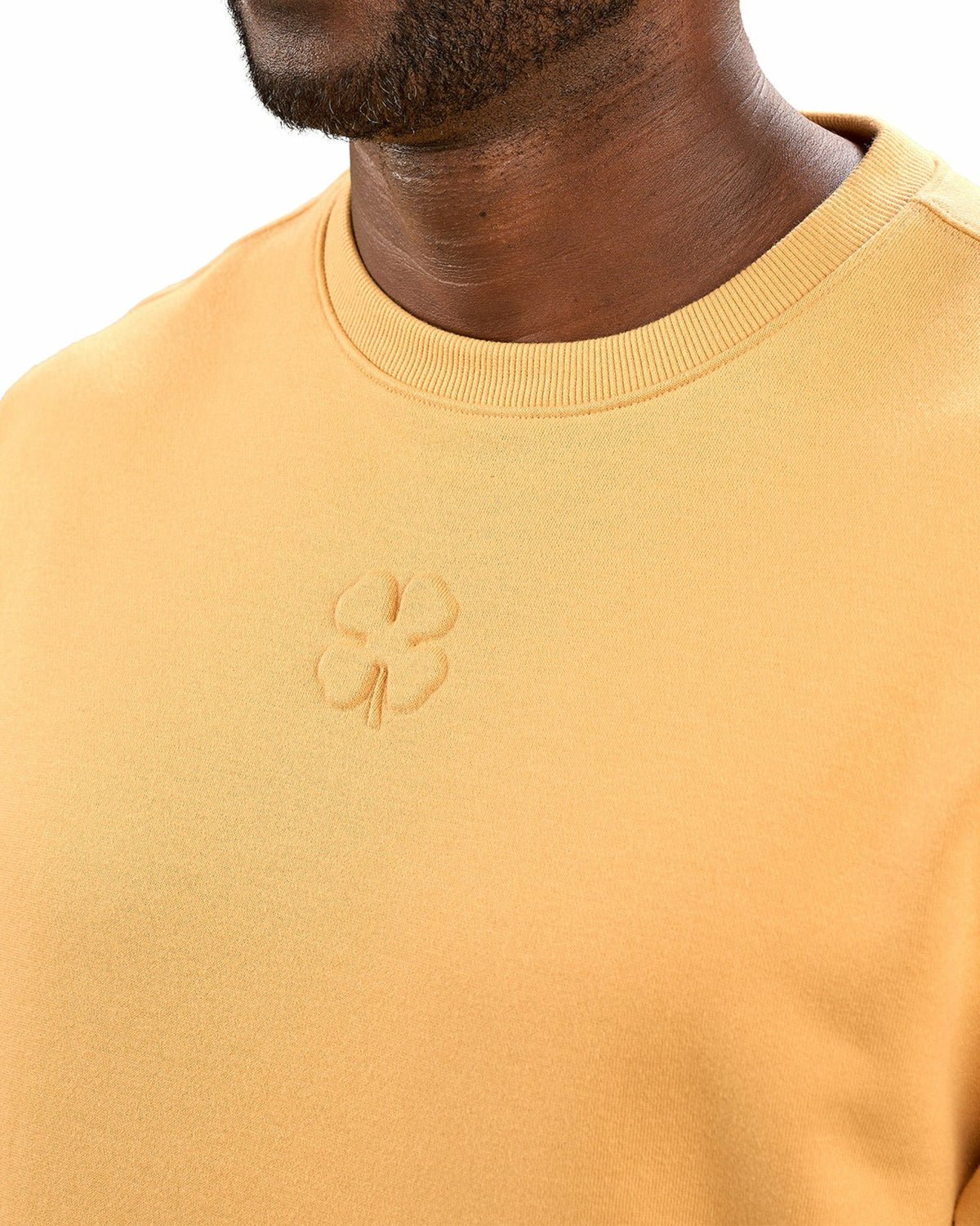 Black Clover Men's Premium Orange Crewneck Sweatshirt