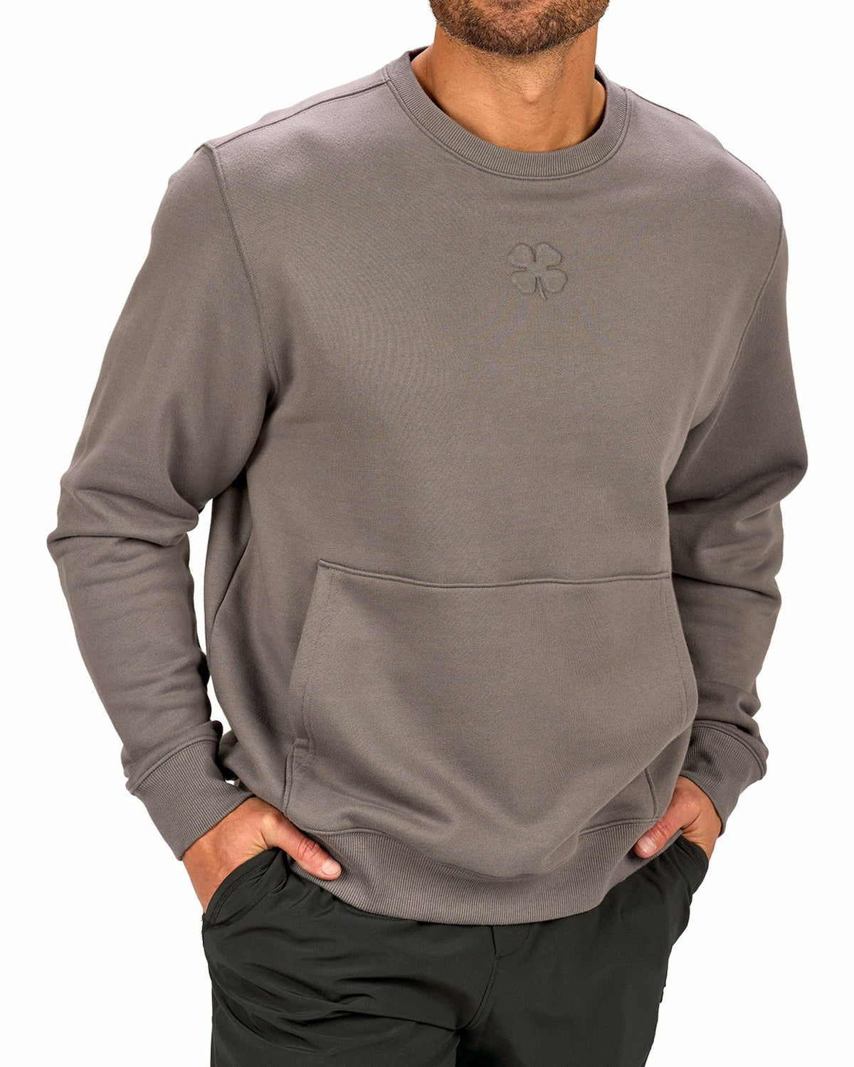 Black Clover Men's Premium Grey Crewneck Sweatshirt