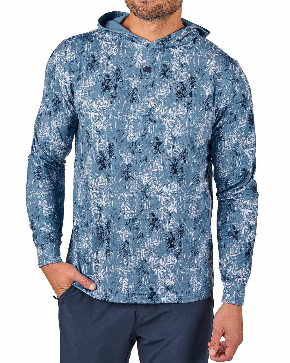 Black Clover Lightweight Soft Men's Blue Hoodie for Style and Comfort