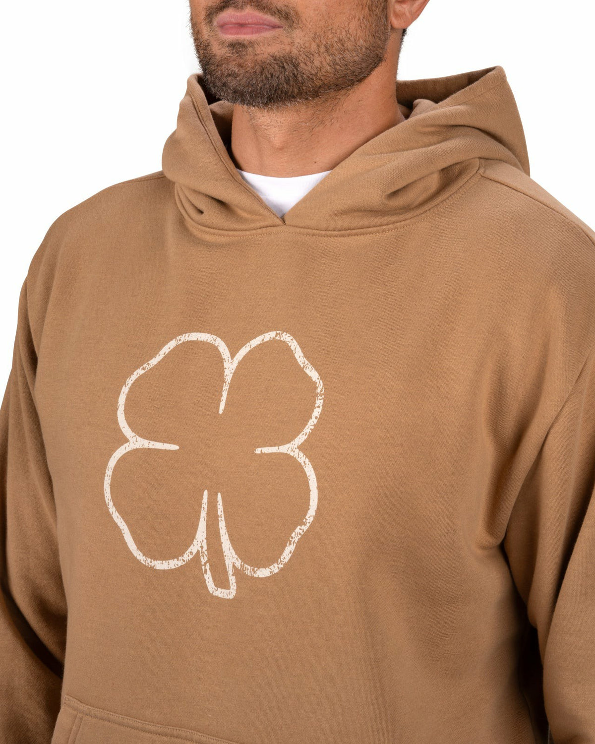 Black Clover Men's Comfortable Athletic Brown Hoodie