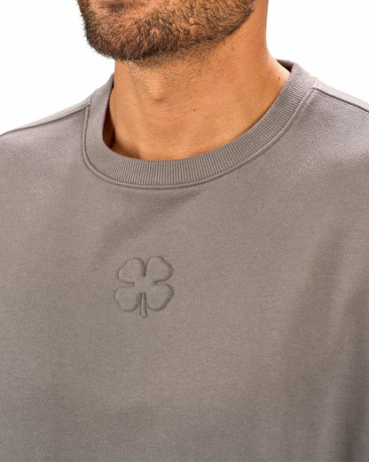 Black Clover Men's Premium Grey Crewneck Sweatshirt