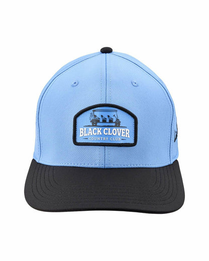 Black Clover Playful Blue and Black Hat for Golf and Lifestyle