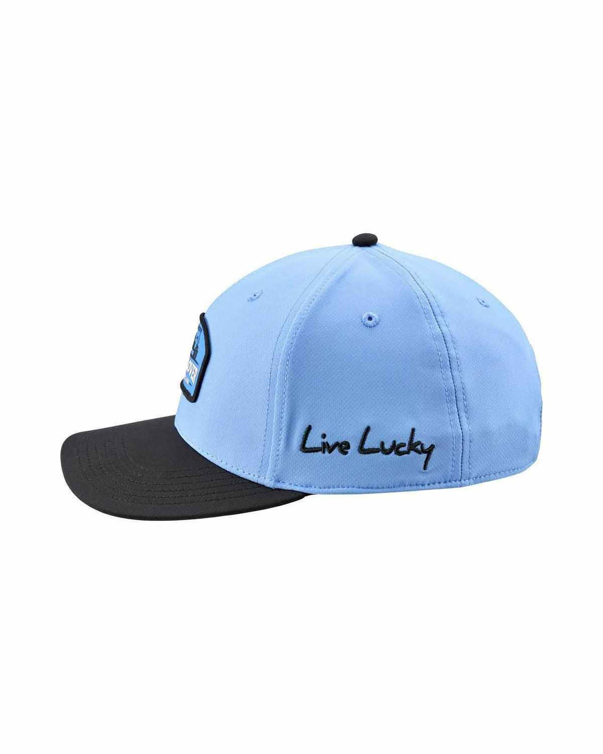 Black Clover Playful Blue and Black Hat for Golf and Lifestyle