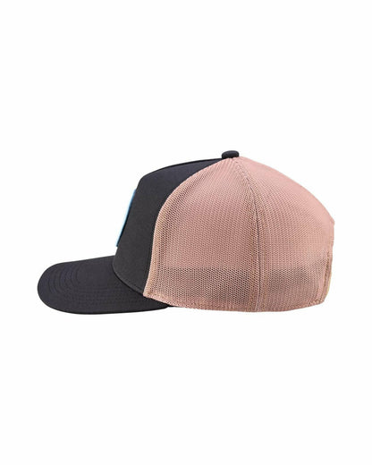 Black Clover Tropical Mesh Black Hat for Golf and Lifestyle