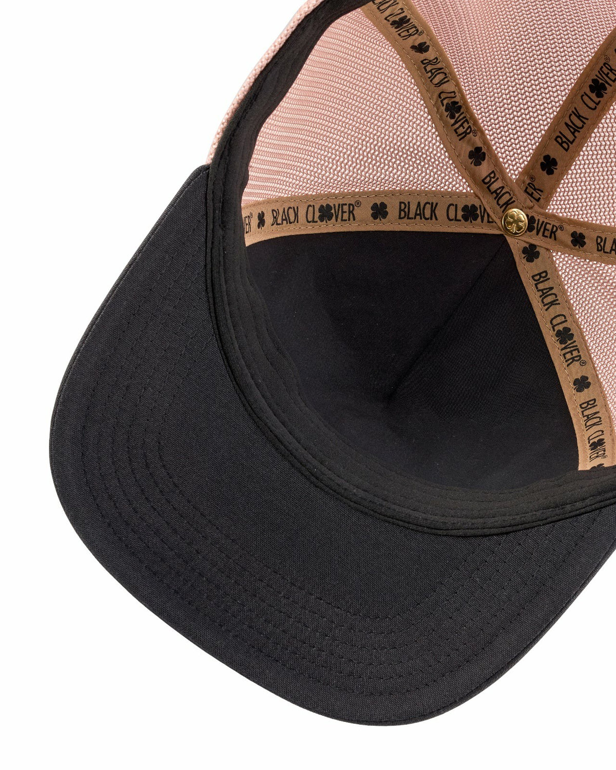 Black Clover Tropical Mesh Black Hat for Golf and Lifestyle
