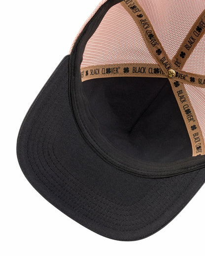Black Clover Tropical Mesh Black Hat for Golf and Lifestyle
