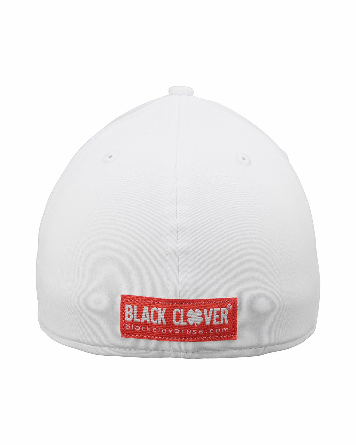 Black Clover White and Brandy Premium Clover Hat For Golf and Lifestyle