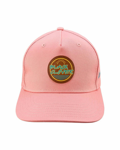 Black Clover Unisex Coral Pink Hat for Summer Golf or Beach Days