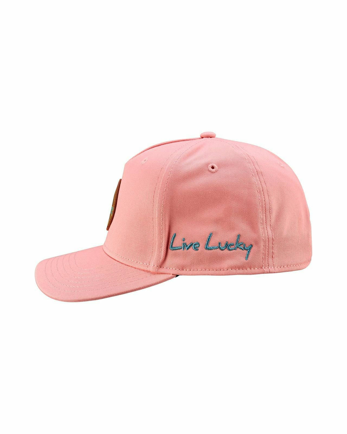 Black Clover Unisex Coral Pink Hat for Summer Golf or Beach Days