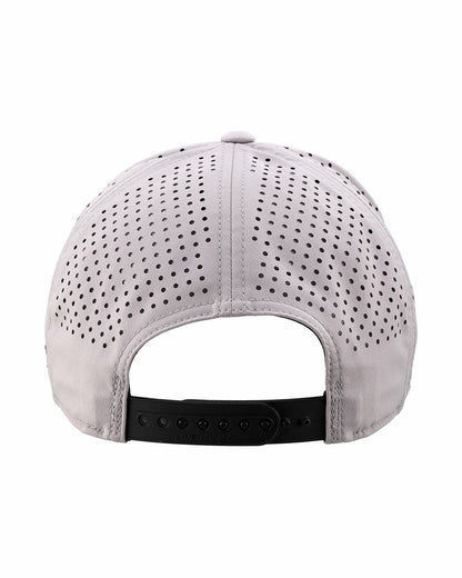 Black Clover Breathable Silver Golf Hat with Rope and Patch