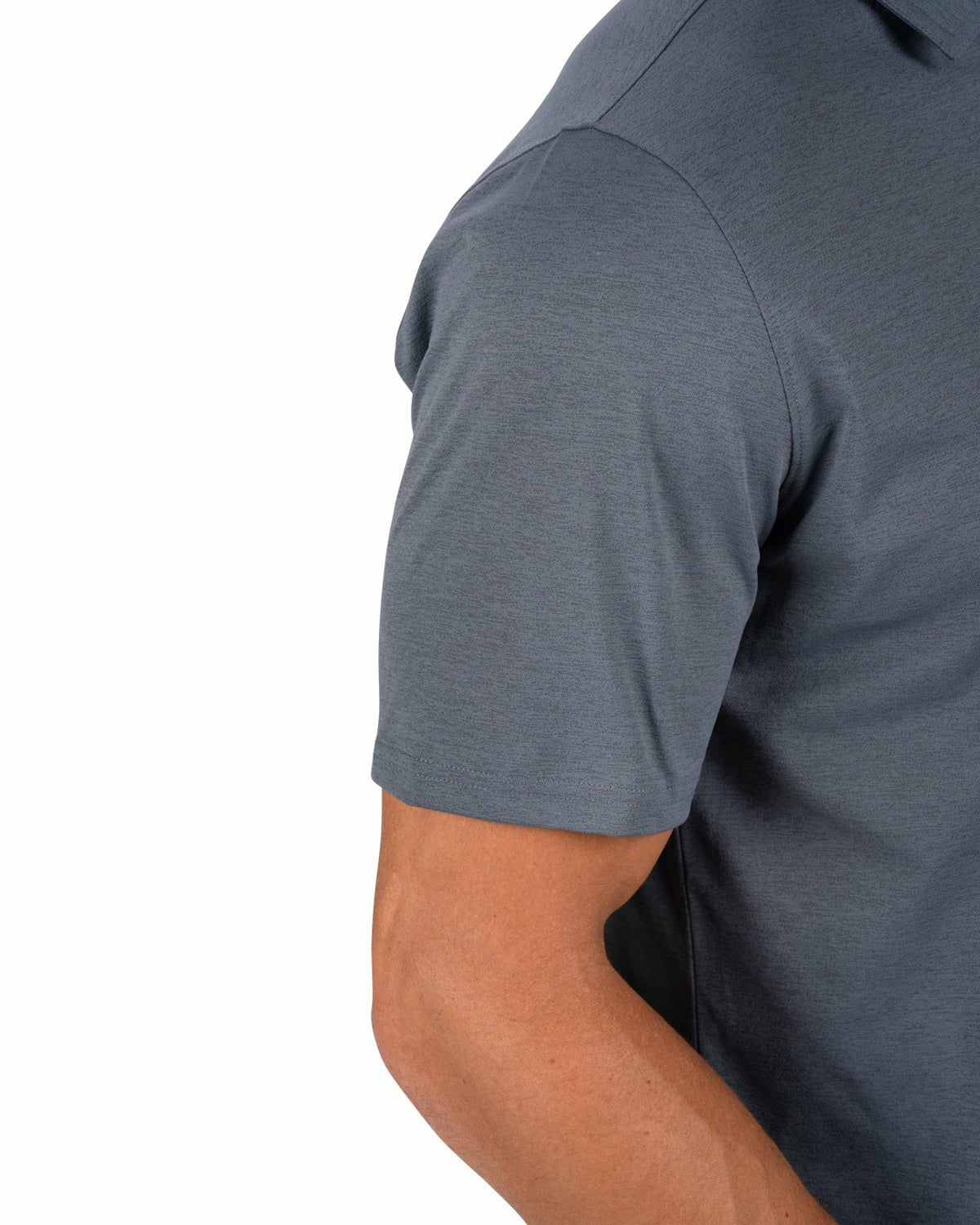 Black Clover Men's Comfortable Black Performance Polo for Golf or Business