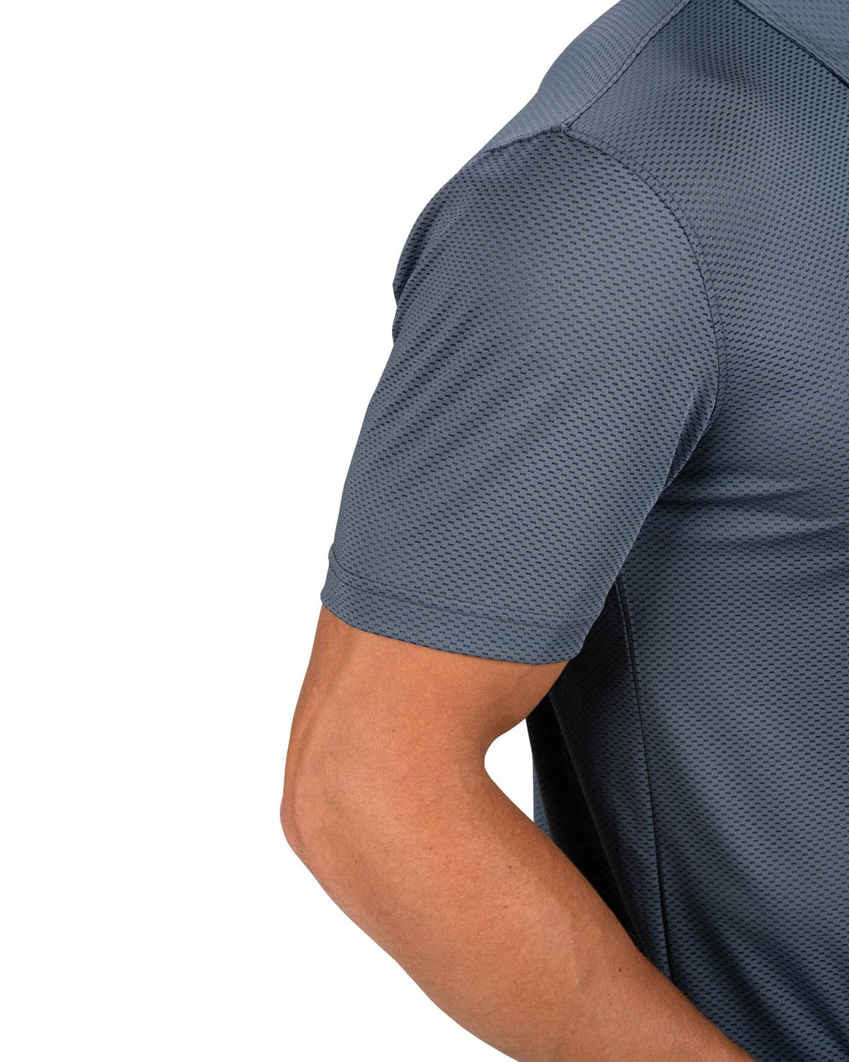 Black Clover Classic Men's Dark Grey Golf Polo with Cooling & Breathability