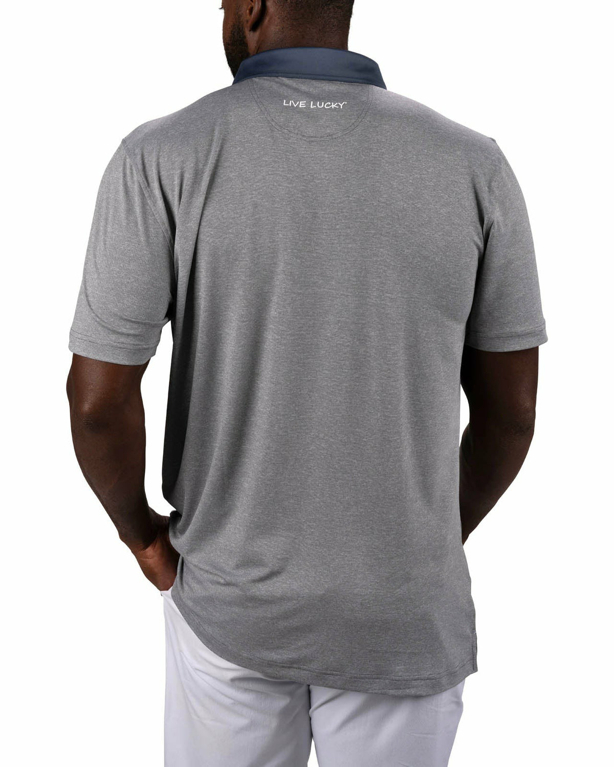 Black Clover Classic Men's Black Golf Polo with Cooling & Breathability