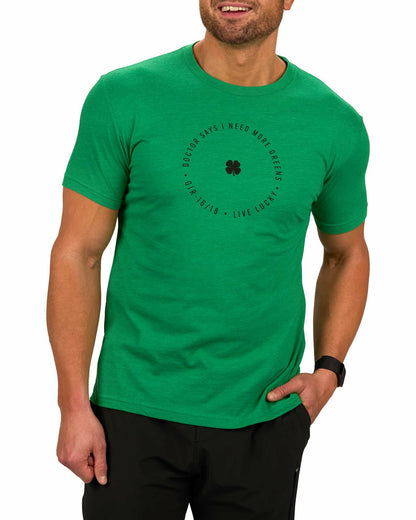 Black Clover Men's Green Graphic Tee for Golf and Casual Wear
