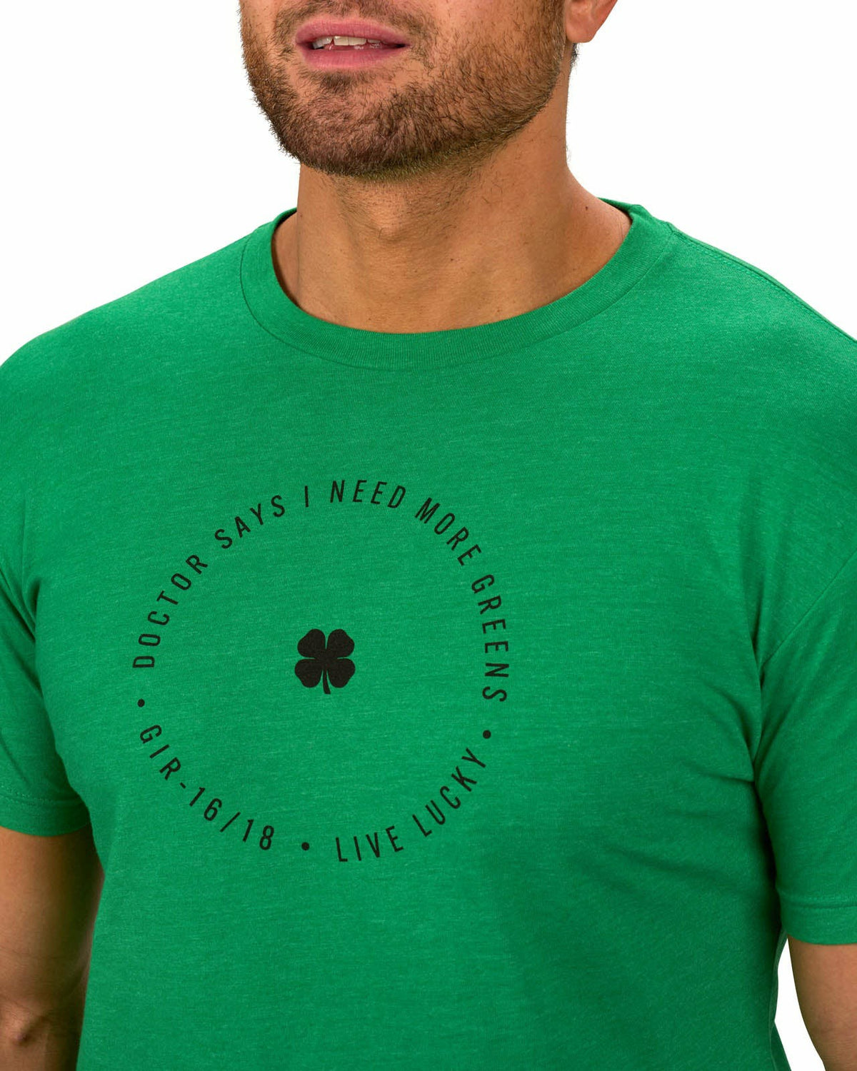 Black Clover Men's Green Graphic Tee for Golf and Casual Wear