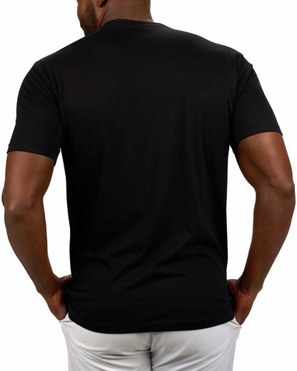 Black Clover Men's Edgy Black and Red Graphic Tee for Golf & Lifestyle