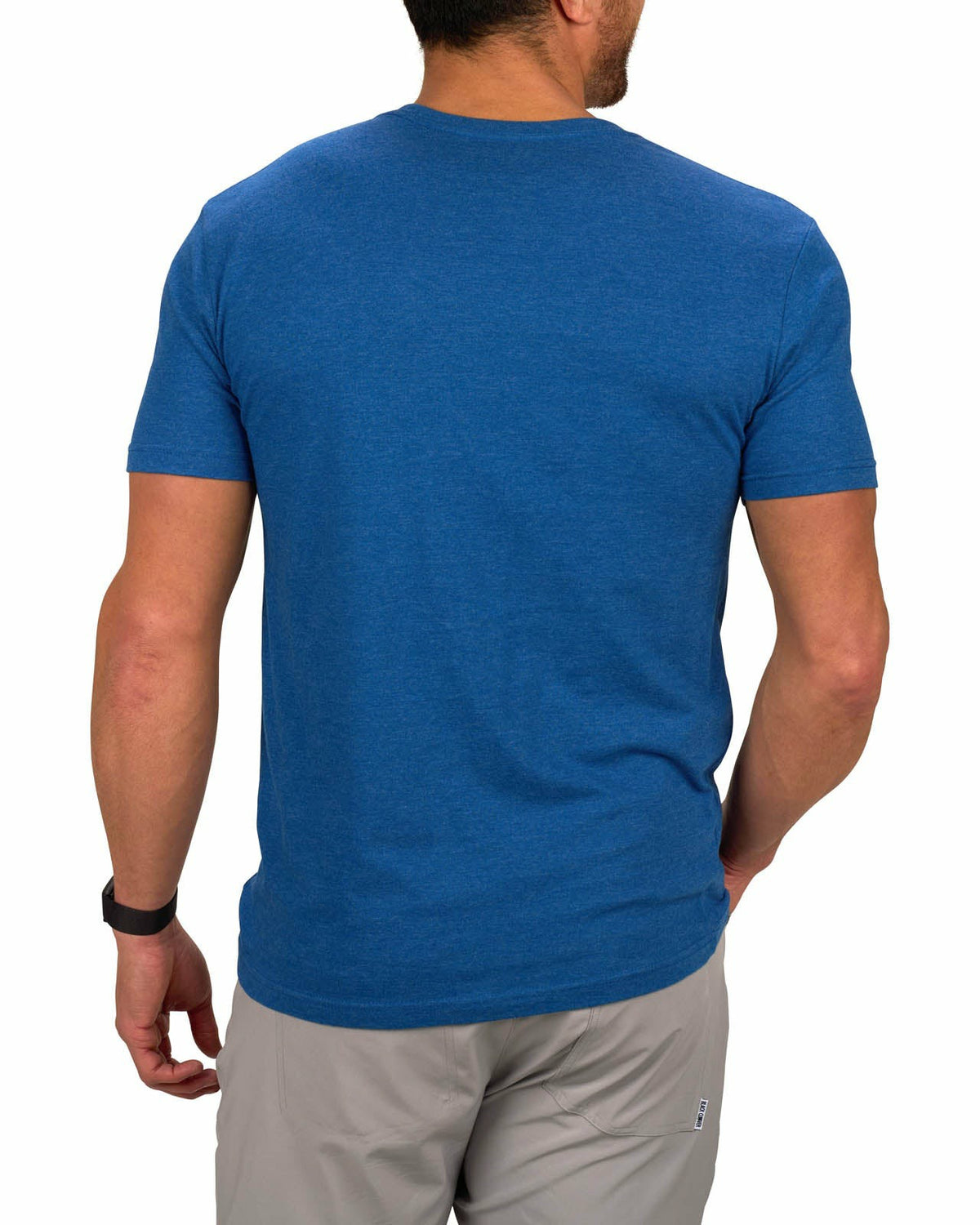 Black Clover Men's Cool Blue and Wood Logo Graphic Tee for Golf & Lifestyle