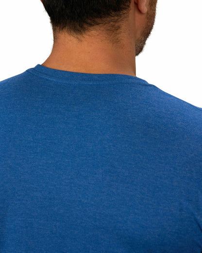 Black Clover Men's Cool Blue and Wood Logo Graphic Tee for Golf & Lifestyle